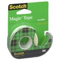 Lipni juosta Scotch Magic 810, 19mmx7,5m, su laikikliu