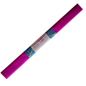 *Krepinis popierius Attomex, 50x250cm, 32g, tamsiai rožinės spalvos