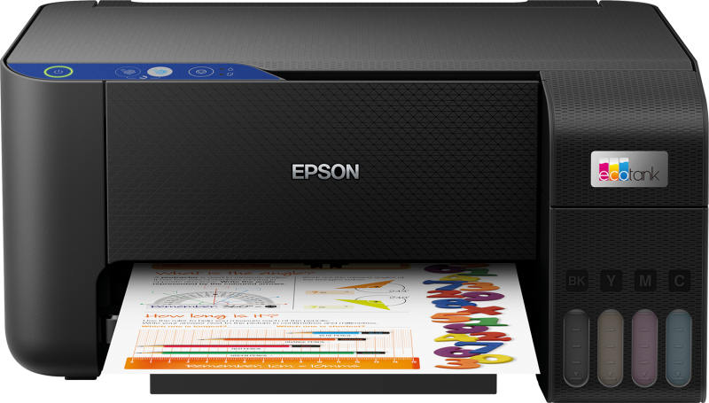 Epson Multifunctional Printer Ecotank L3211 Colour Inkjet 3 In 1 A4 Black 4office 0951